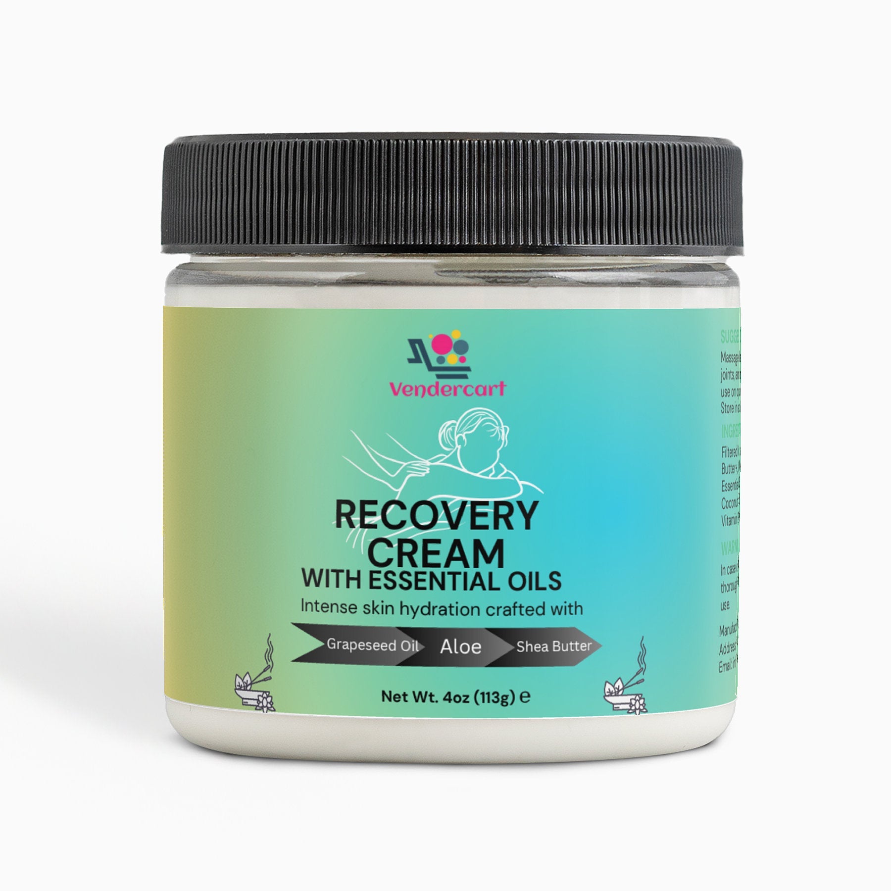 Recovery Cream for Joints Muscles and Tendons Hydration Boost Care