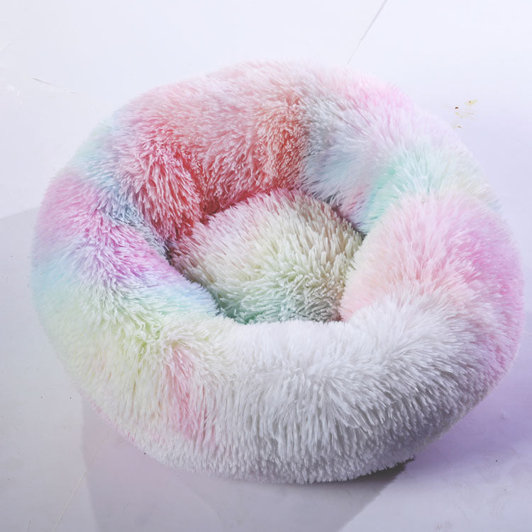 Luxury Plush Pet Nest Soft Warm Cozy Bed for Dogs & Cats