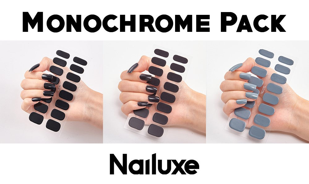 Pure Color 16PCS Nail Stickers for Easy DIY Nail Art
