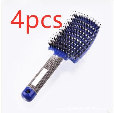 Bristle & Nylon Hair Brush for Detangling and Scalp Massage
