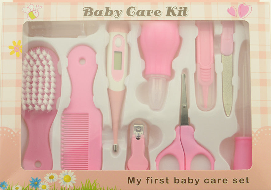 Baby Grooming and Care Kit with Thermometer, Nasal Care and Nail Clipper Set