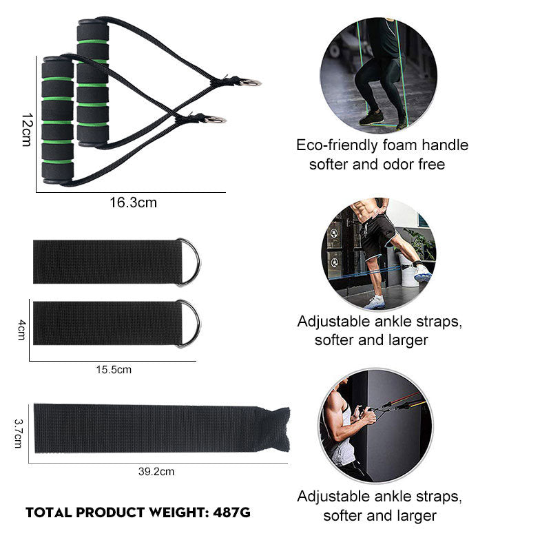 Pull Rope Elastic Training Set for Full Body Strength & Fitness Workout