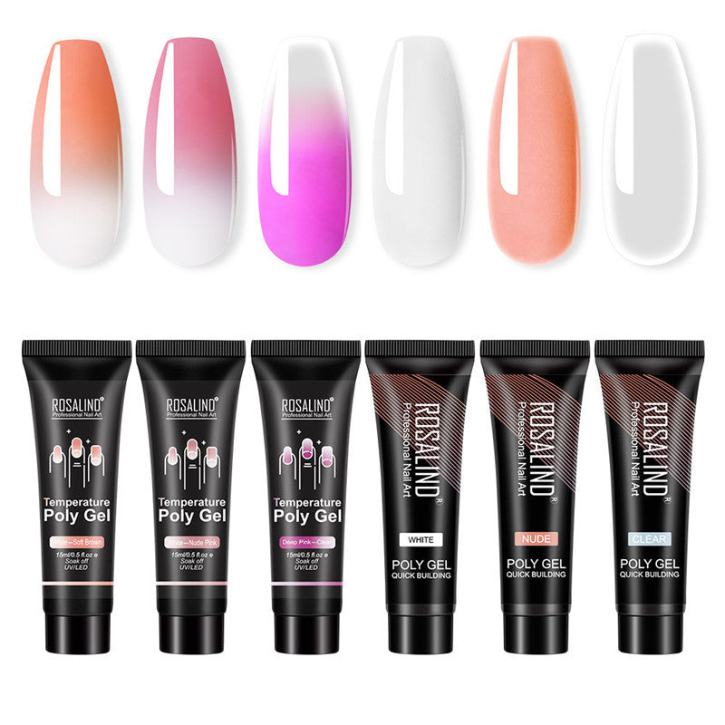 Multi-Color Solid Nail Extension Model Glue