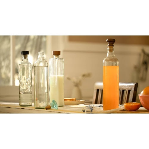 750ml Drop Glass Water Bottle with Ceramic Stopper
