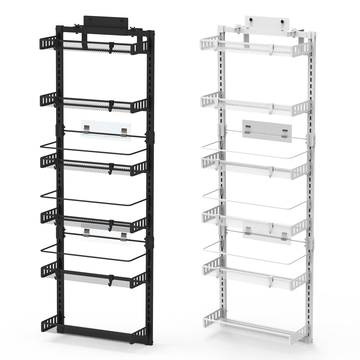 Over Door Pantry Organizer 6 Tier Carbon Steel Storage Rack