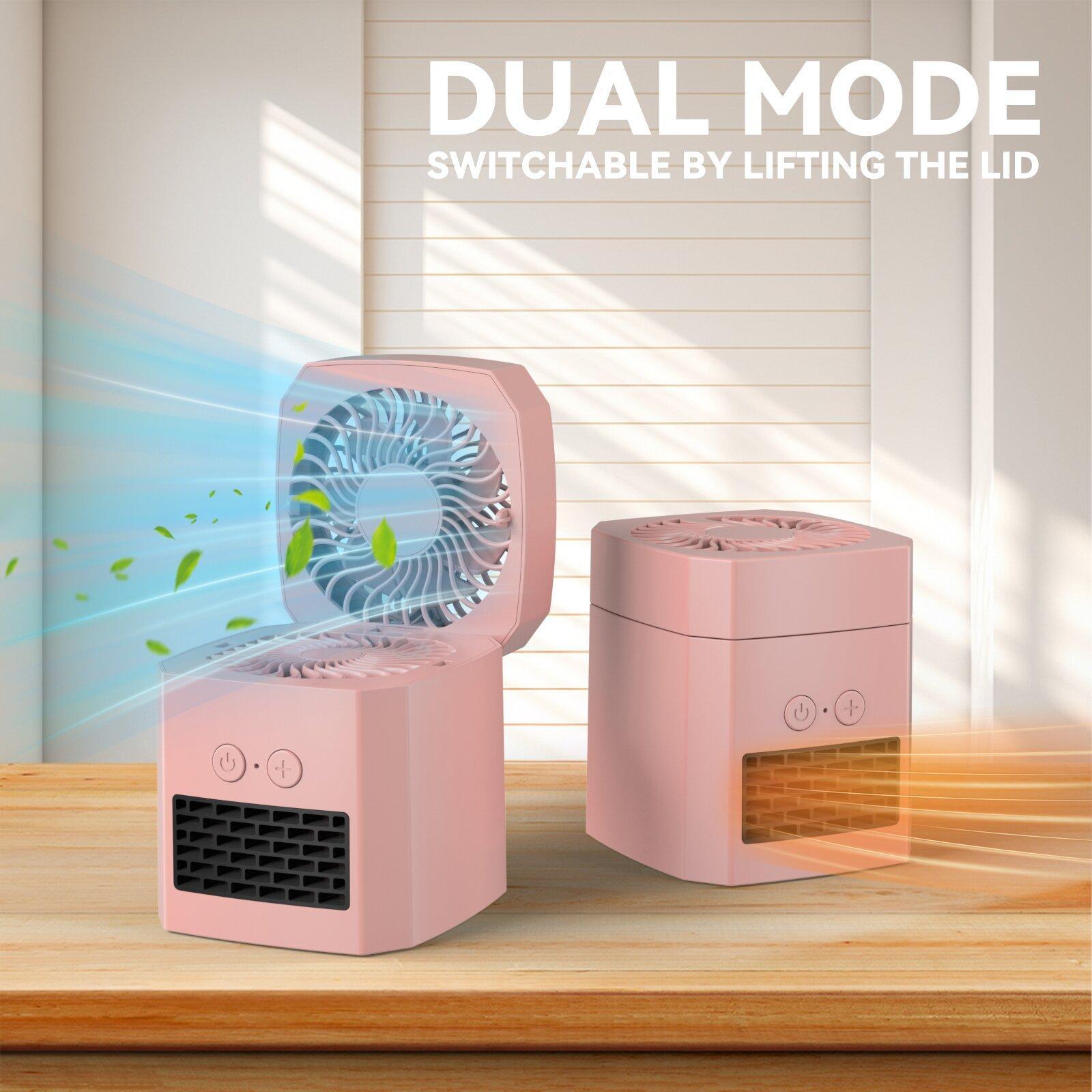 Dual Function Cooling Heating Fan Portable 3 Speed Heater