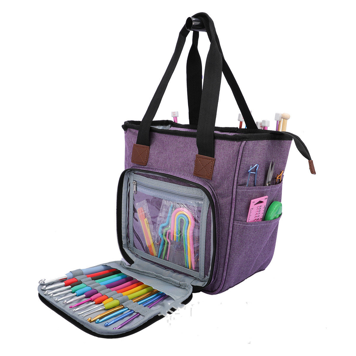 Woven Storage Bag Durable Multi Purpose Organizer for Home Supplies Use