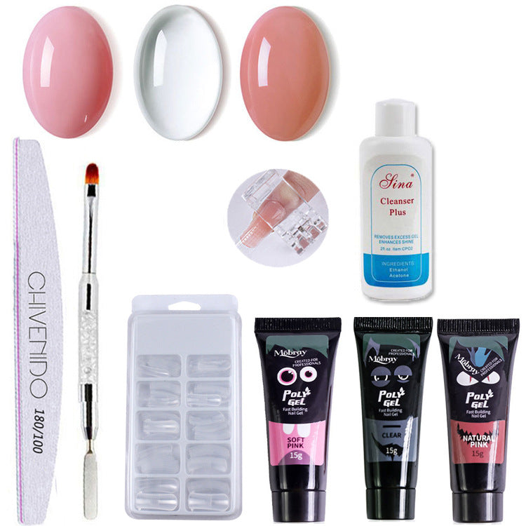 Crystal Nail Extension Gel for Strong and Elegant Nail Enhancements