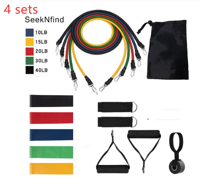 Pull Rope Elastic Training Set for Full Body Strength & Fitness Workout