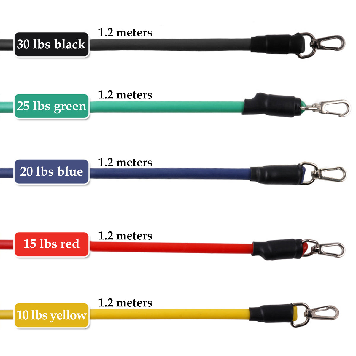 Fitness Rally Elastic Rope Resistance Band for Strength Training & Full Body Workout
