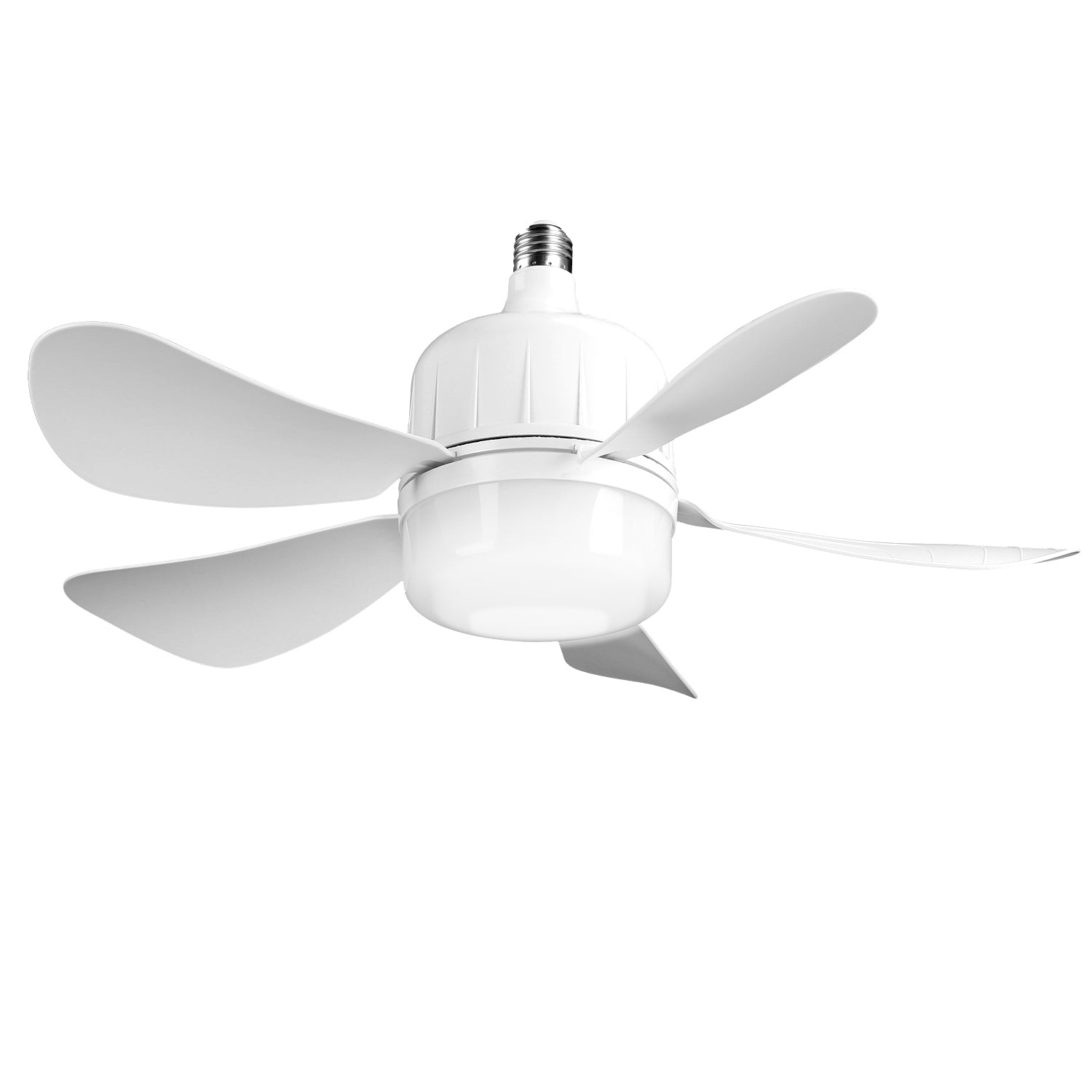 Socket Fan Light E27 Ceiling Fan LED Dimmable Remote Timer