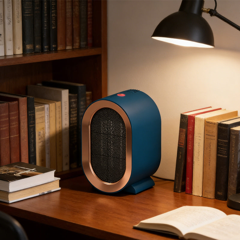 Mini Ceramic Fan Heater 1200W Portable Plug In Silent Heating