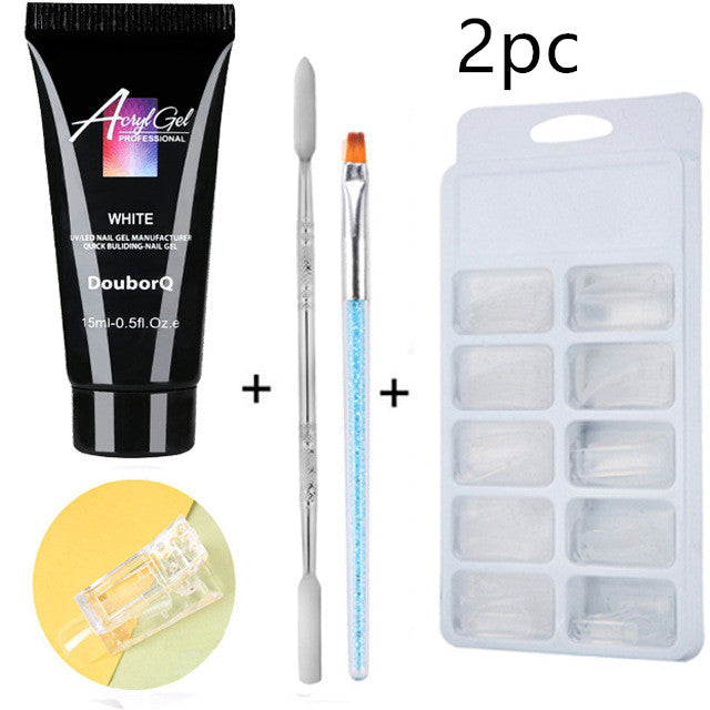DIY Nail Polish Art for Nail Extensions