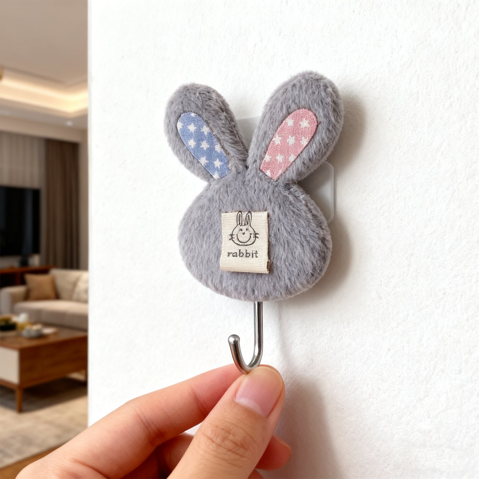 Bunny Suction Cup Hook Cute Wall Hook Random Color
