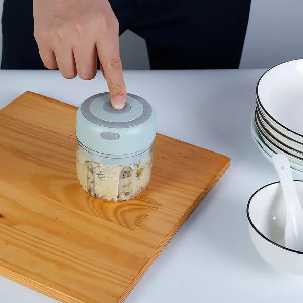 Mini Electric Garlic Chopper USB Rechargeable