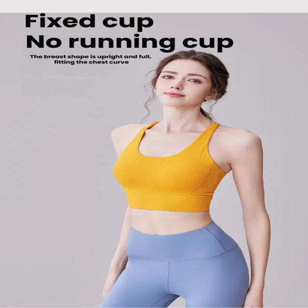 X-SHADOW JYTN011 Yoga Clothes with Built-in Chest Pad