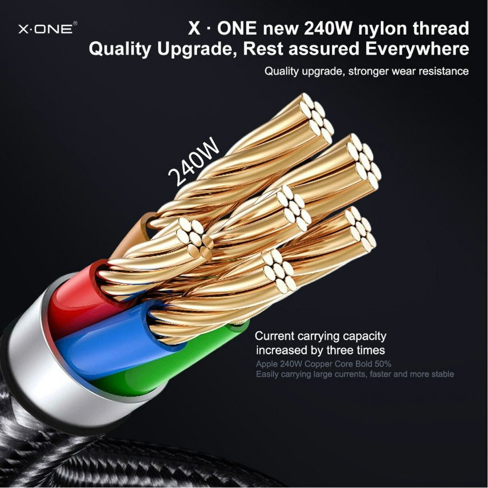 New 240W Dual Type-C Fast Charging Cable for Ultra Fast Power Delivery