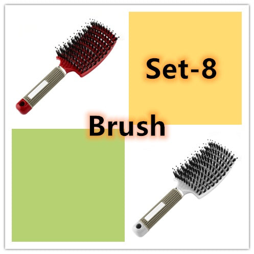 Bristle & Nylon Hair Brush for Detangling and Scalp Massage