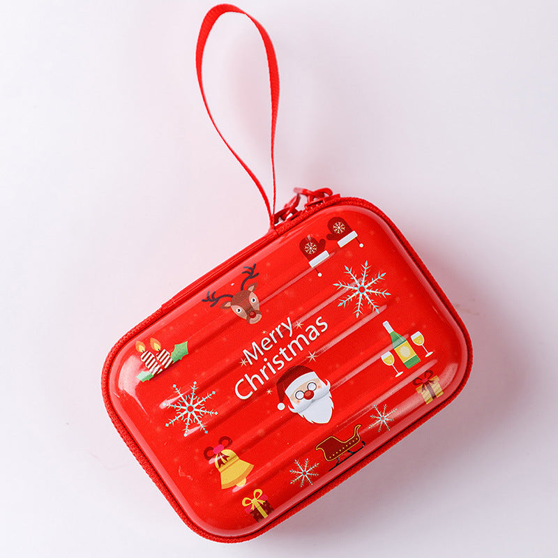 Tinplate Coin Purse Metal Mini Wallet Compact Storage Case for Coins and Keys