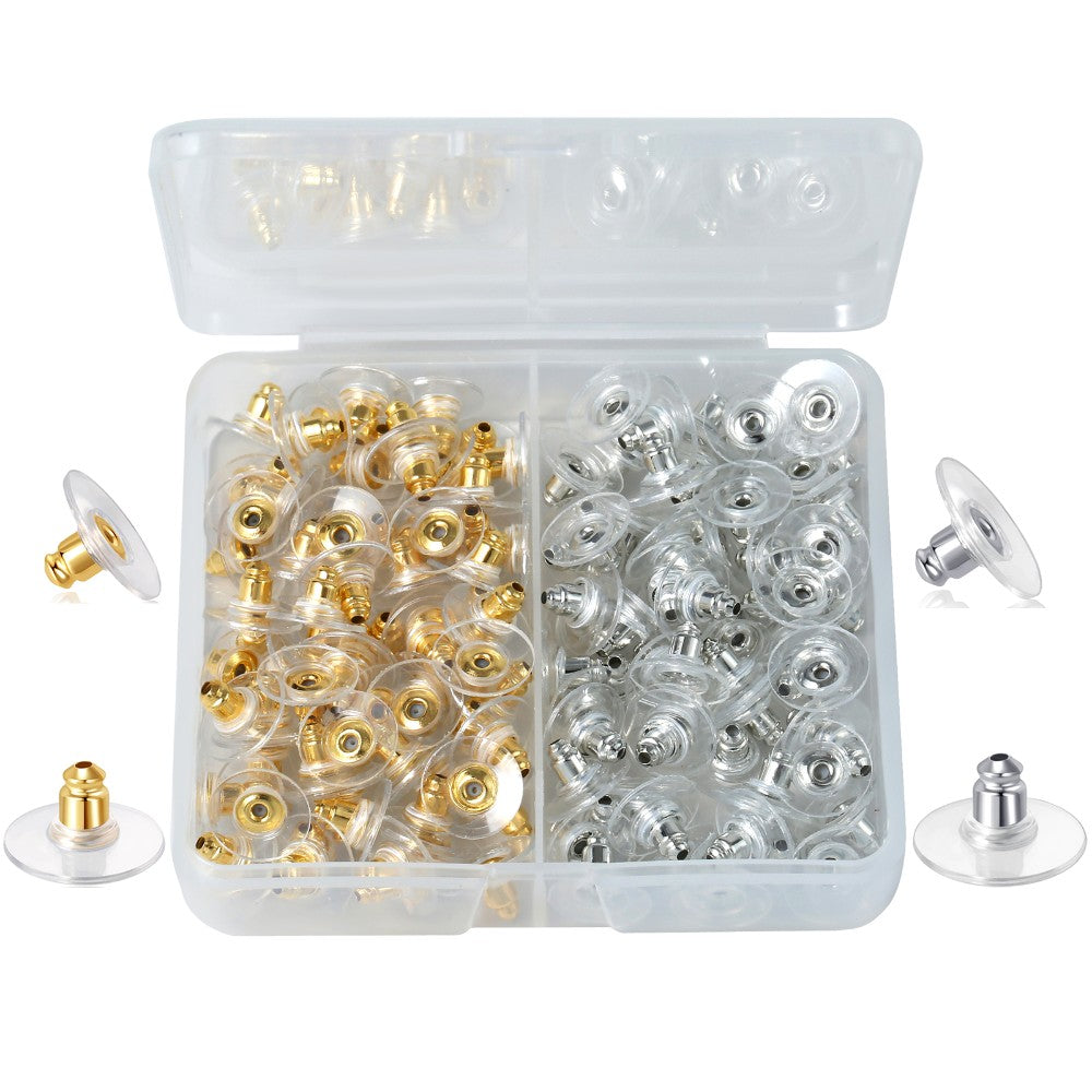 Essential 130PCS Earring Stoppers Set for Secure Jewelry Care