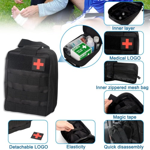 Car Back Seat Organizer with Detachable Pouches Storage Set