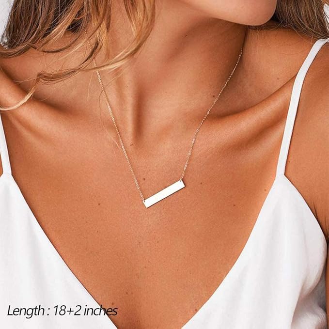 Elegant Layered Choker Necklace Set 14K Gold Y Pendant Chic