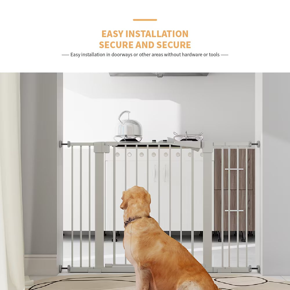 Ultimate High White Child Safety Gate with Extensions