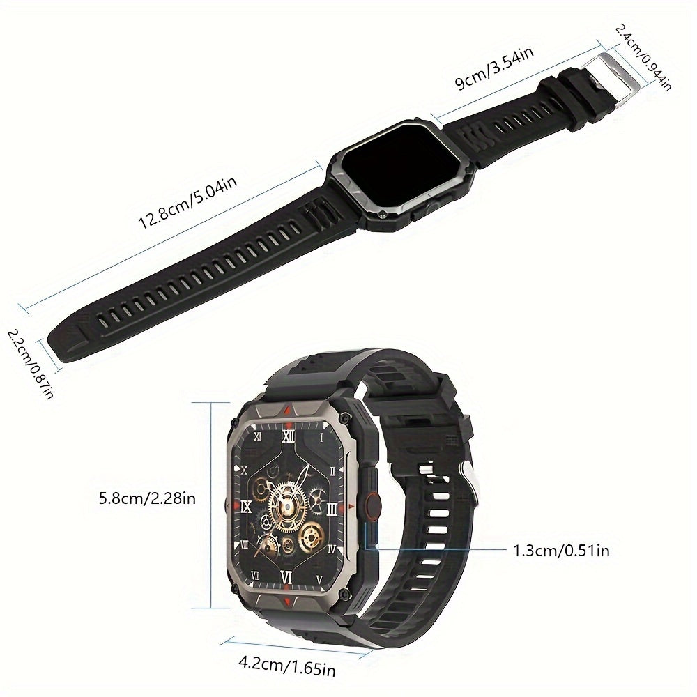 Men’s Smart Watch With Calling Fitness Tracker HD Display