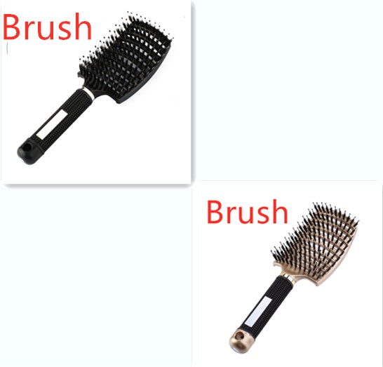 Bristle & Nylon Hair Brush for Detangling and Scalp Massage
