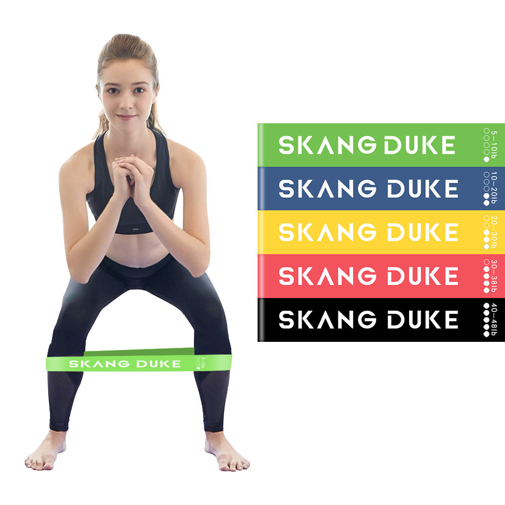 5 Level Resistance Rubber Bands Set for Yoga, Fitness & Full Body Training