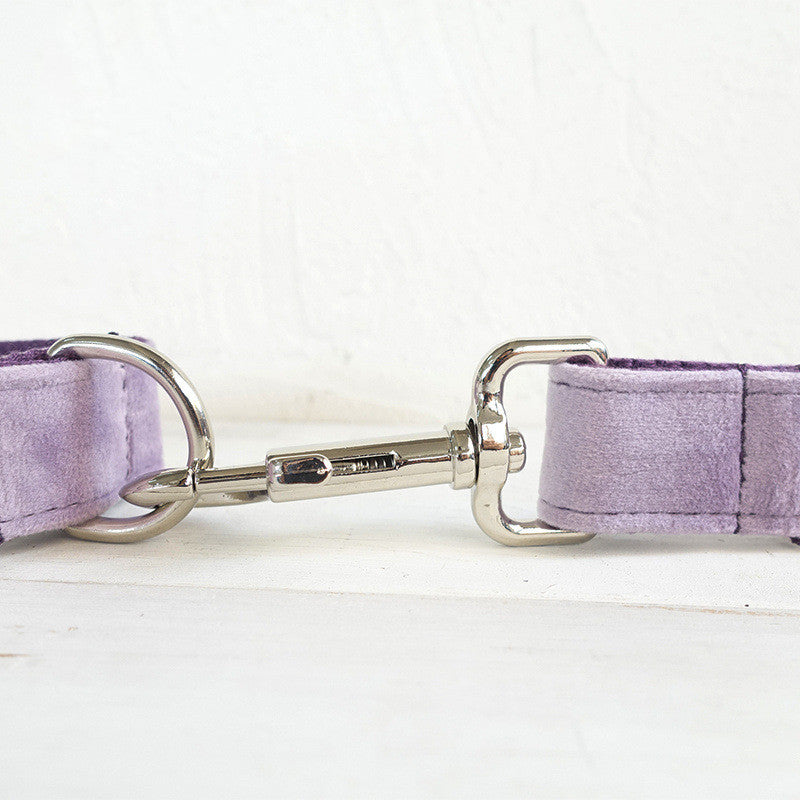 Premium Drawstring Pet Collar and Leash Set Adjustable Control