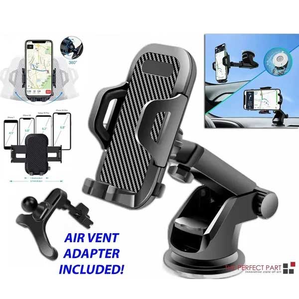 360 Universal Car Mount Holder Windshield Mobile GPS Stand