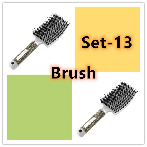 Bristle & Nylon Hair Brush for Detangling and Scalp Massage