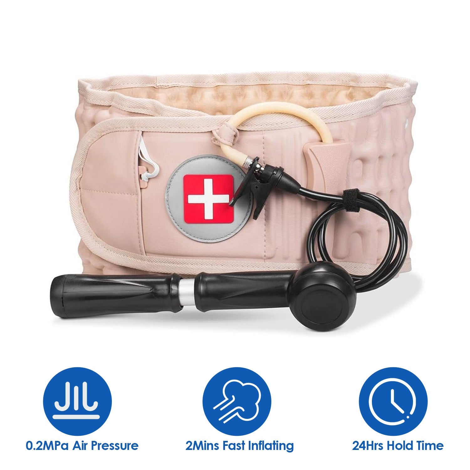 Decompression Back Belt Lumbar Support Air Traction Waist Brace
