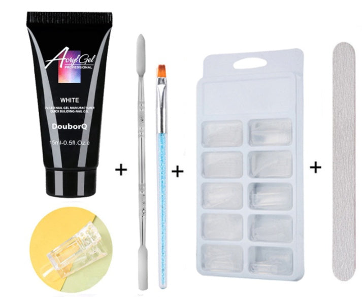DIY Nail Polish Art for Nail Extensions