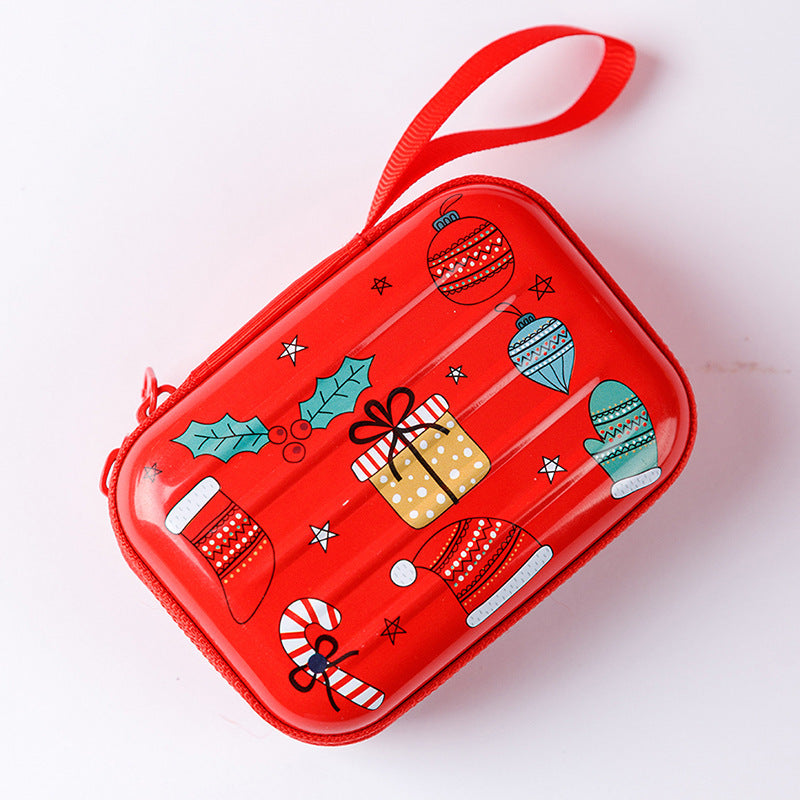 Tinplate Coin Purse Metal Mini Wallet Compact Storage Case for Coins and Keys