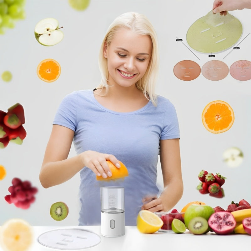 Rechargeable Mini Face Mask Machine for DIY Skincare at Home