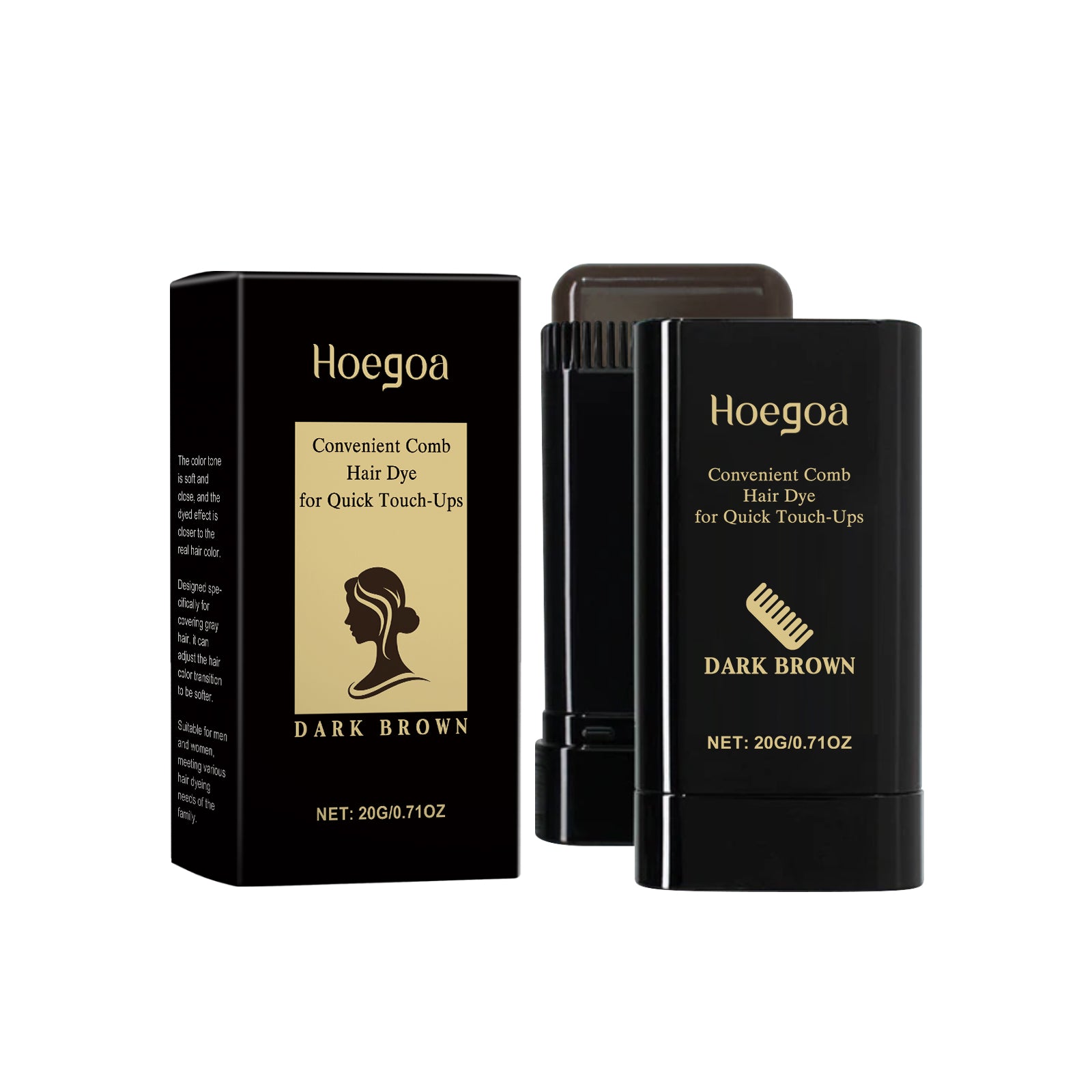 Long-Lasting Hair Color Stick for Gray Coverage & Smooth Finish