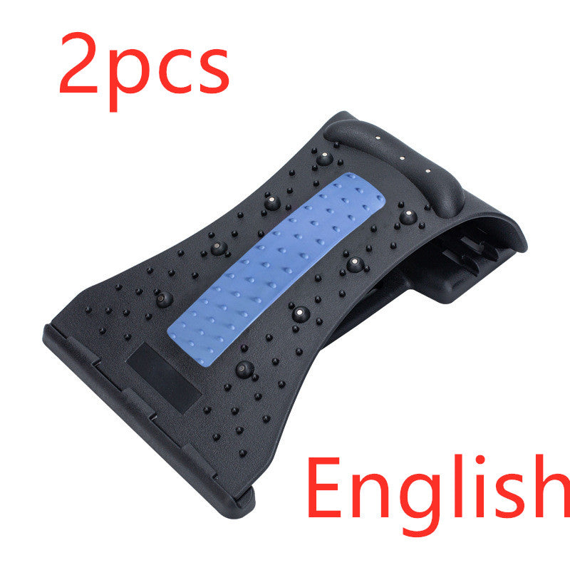 Neck & Lumbar Support Traction Device with Acupressure Points