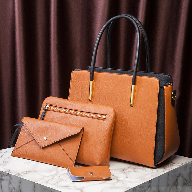 Women’s European Style Large Handbag Elegant Spacious Fashion Tote Bag