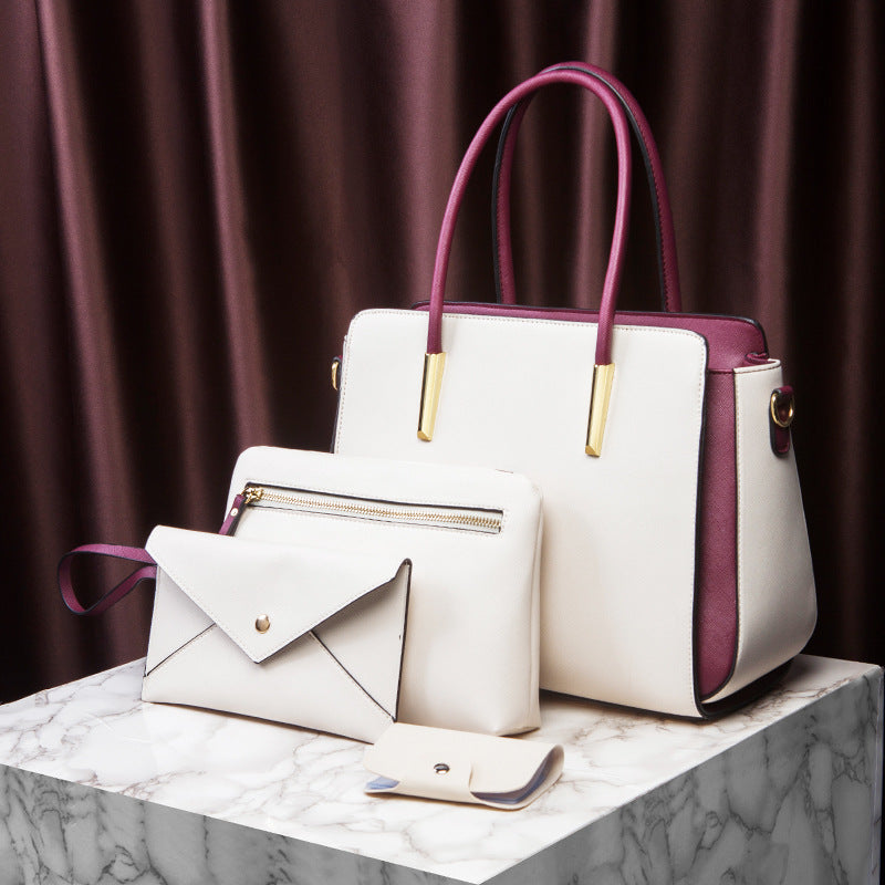 Women’s European Style Large Handbag Elegant Spacious Fashion Tote Bag