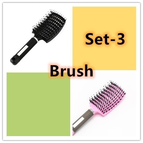 Bristle & Nylon Hair Brush for Detangling and Scalp Massage