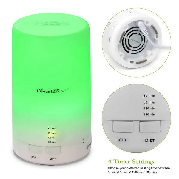 Ultrasonic Cool Mist Humidifier Aroma Diffuser LED Light