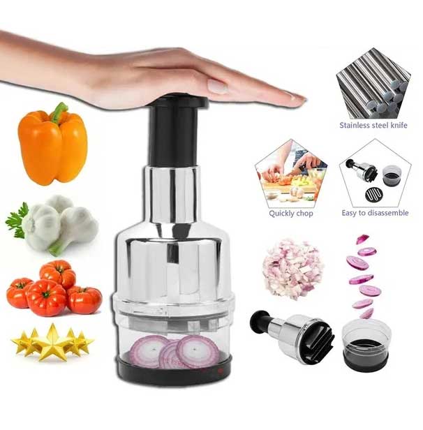 Vegetable Fruit Salad Hand Chopper Cutter Dicer
