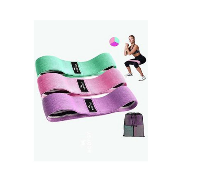 Resistance Hip Circle Elastic Fitness Squat Band for Glutes, Legs & Yoga Training