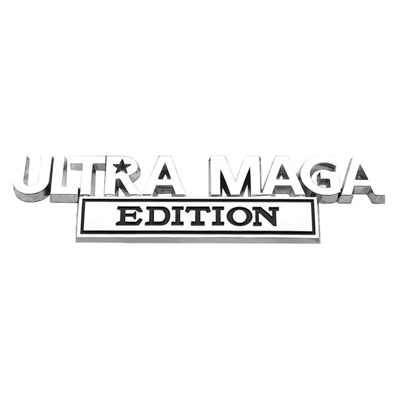 2PCS Ultra Edition 3D Metal Car Emblem Badge Sticker