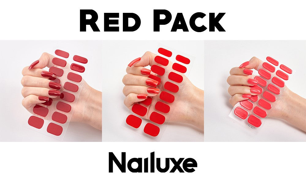 Pure Color 16PCS Nail Stickers for Easy DIY Nail Art