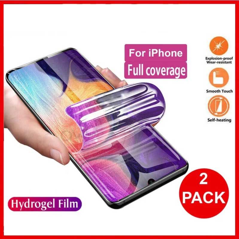 Hydrogel Screen Protector Full Coverage Flexible Protection