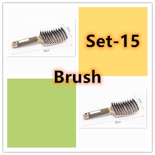 Bristle & Nylon Hair Brush for Detangling and Scalp Massage