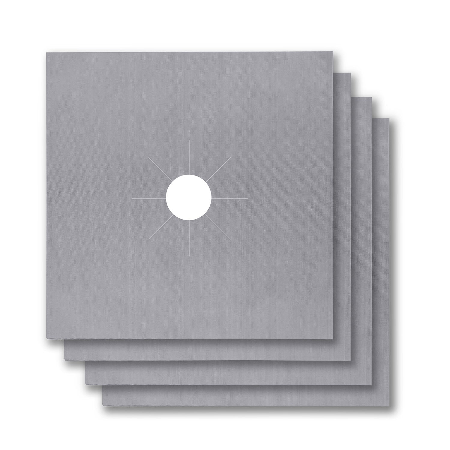 4-Pack Nonstick Stovetop Burner Protector Liners Reusable